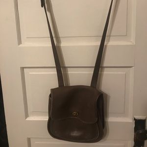 Vintage COACH Brown Crossbody Bag USA Leather
